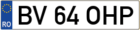 Truck License Plate